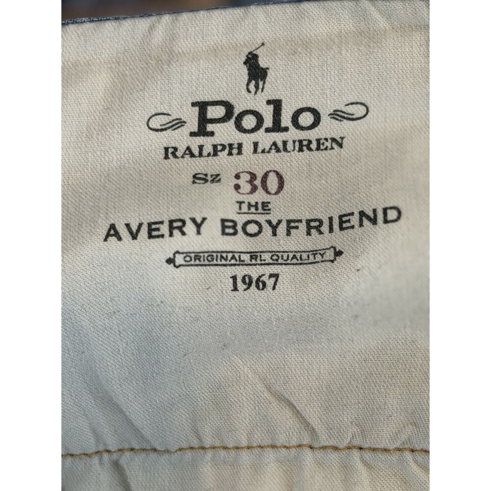 Polo Ralph Lauren The Avery Boyfriend Patchwork Jeans Size 30 - Picture 11 of 12